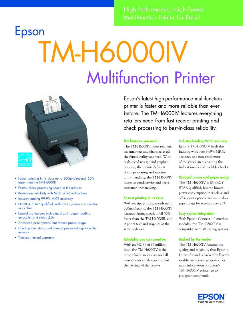 TM-H6000IV